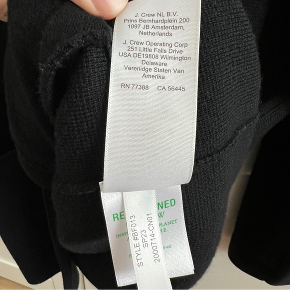 J.Crew Cecile relaxed sweater blazer. XS, Black - Picture 5 of 8